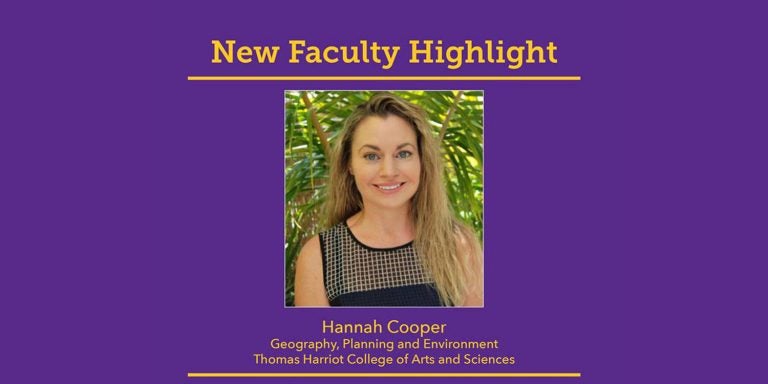 New Faculty: Hannah Cooper